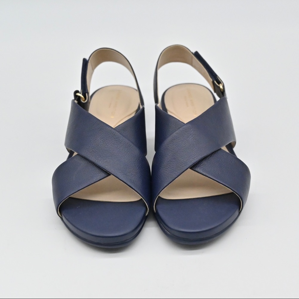 NEW COLE HAAN Navy Grand Ambition Flat Sandal #956 - Picture 5 of 11